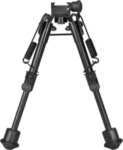 BARSKA AW11896 Quick Deploying Spring Loaded Bipod with Extendable Legs